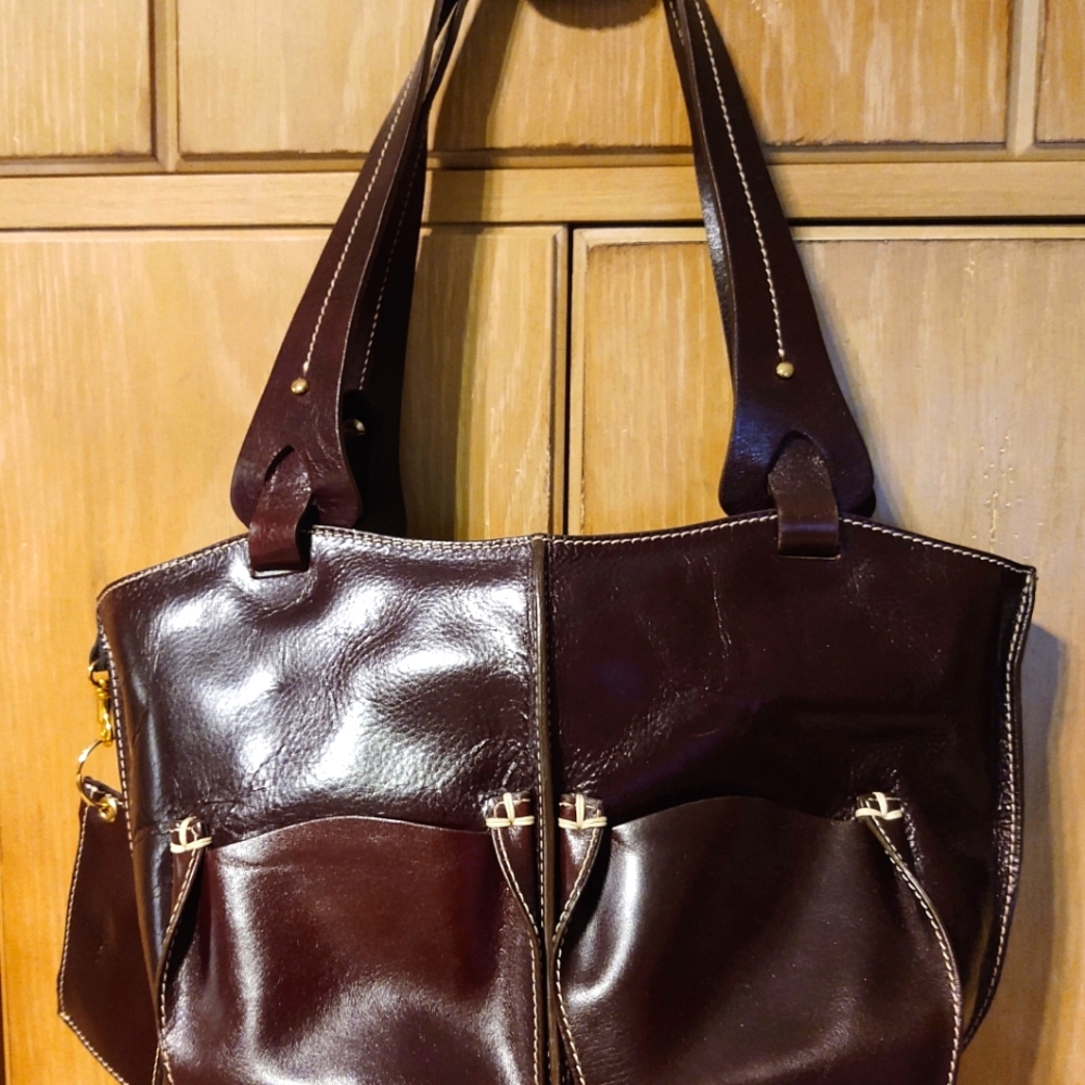 NOBEL Fine Leather Italian Handbag